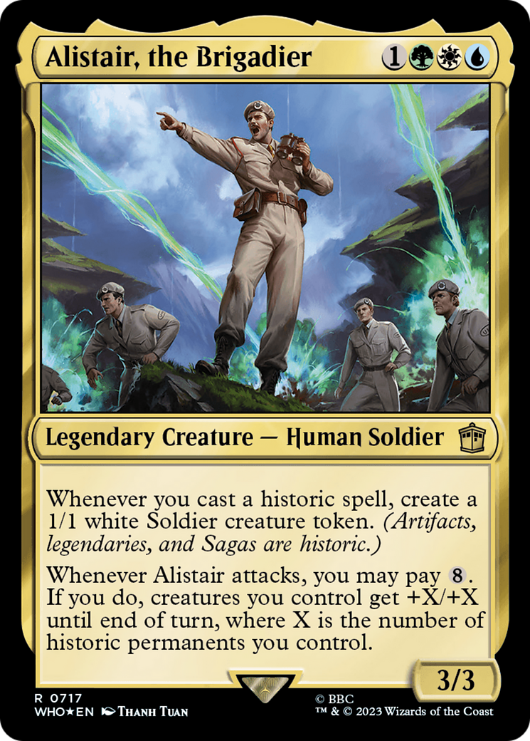 Alistair, the Brigadier (Surge Foil) [Doctor Who] | Total Play