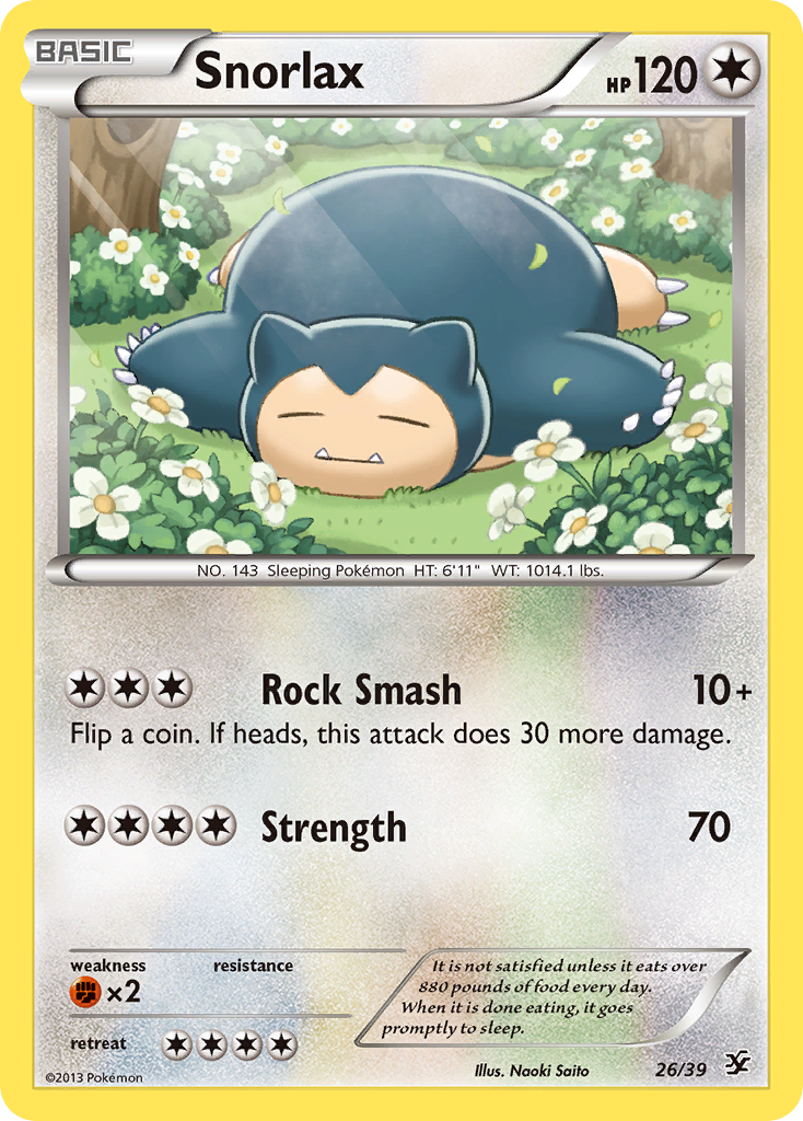 Snorlax (26/39) [XY: Kalos Starter Set] | Total Play