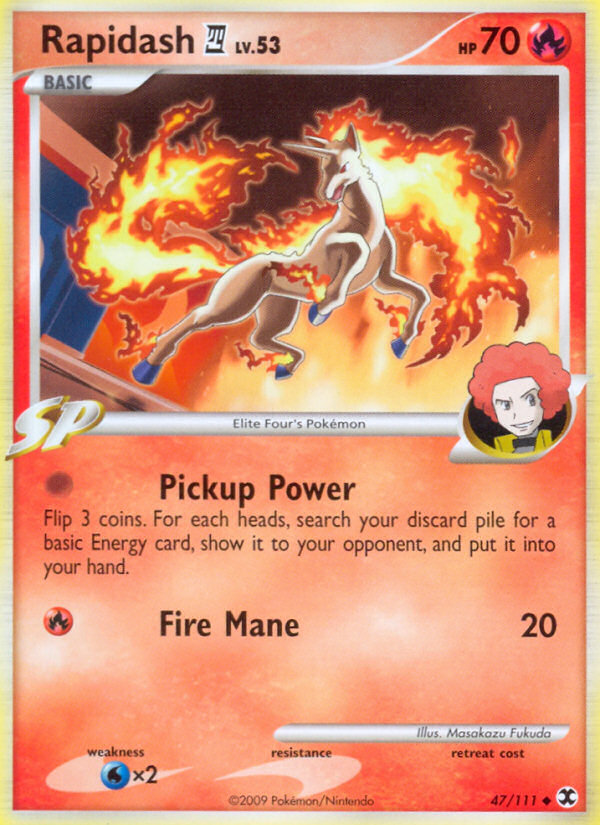 Rapidash (47/111) [Platinum: Rising Rivals] | Total Play