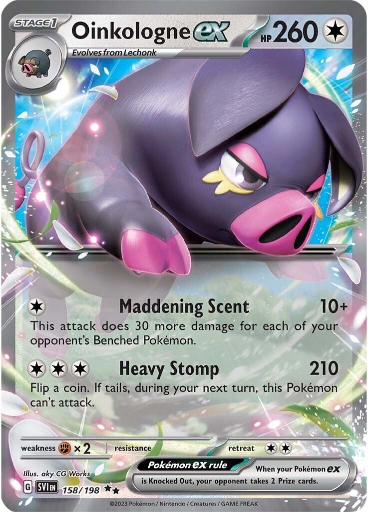 Oinkalogne ex (158/198) (Jumbo Card) [Scarlet & Violet: Base Set] | Total Play