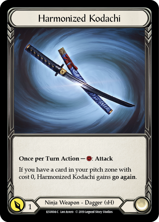 Harmonized Kodachi (Reverse) [KSU004-C] (Katsu Hero Deck)  1st Edition Normal | Total Play