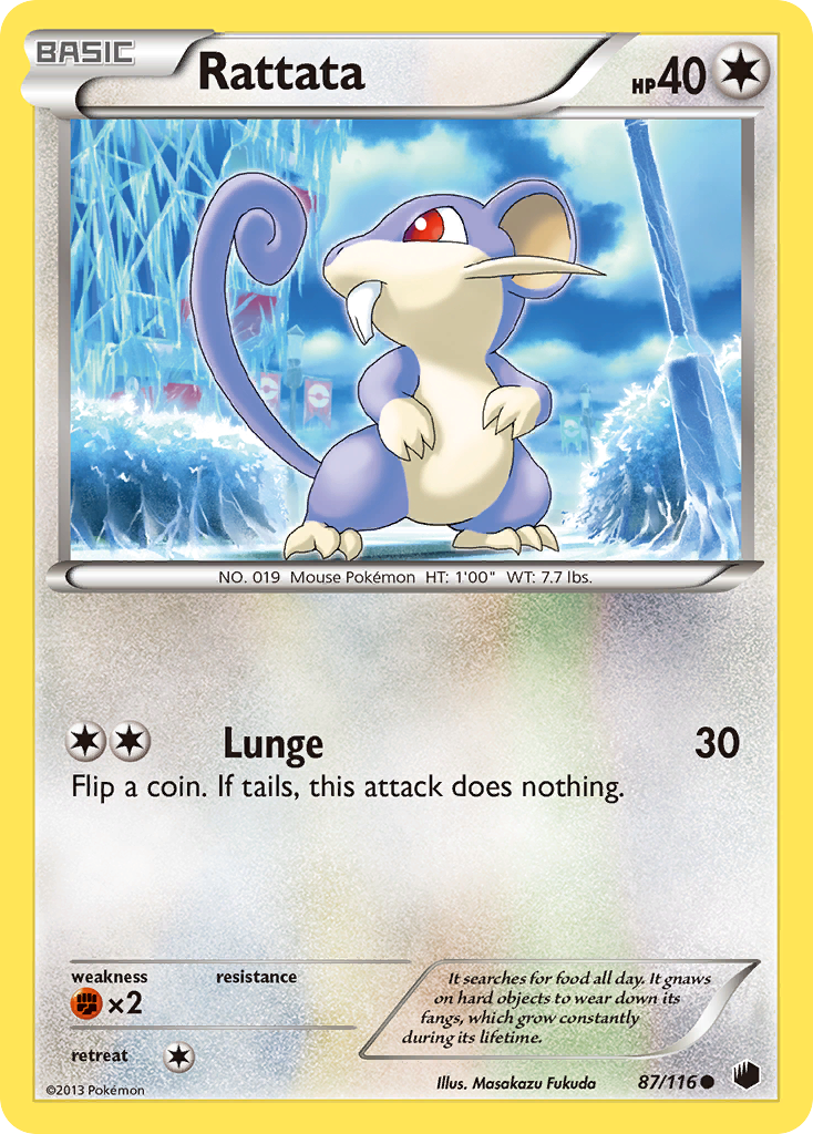 Rattata (87/116) [Black & White: Plasma Freeze] | Total Play