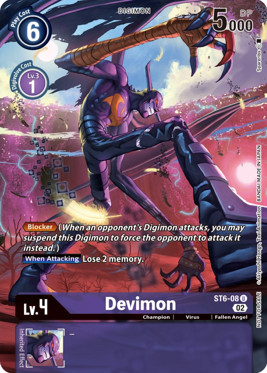 Devimon [ST6-08] (Box Topper) [Dimensional Phase] | Total Play