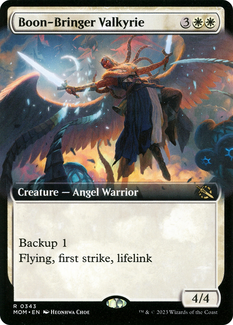 Boon-Bringer Valkyrie (Extended Art) [March of the Machine] | Total Play