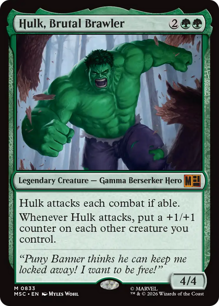 Hulk, Brutal Brawler [Marvel Super Heroes Commander] | Total Play