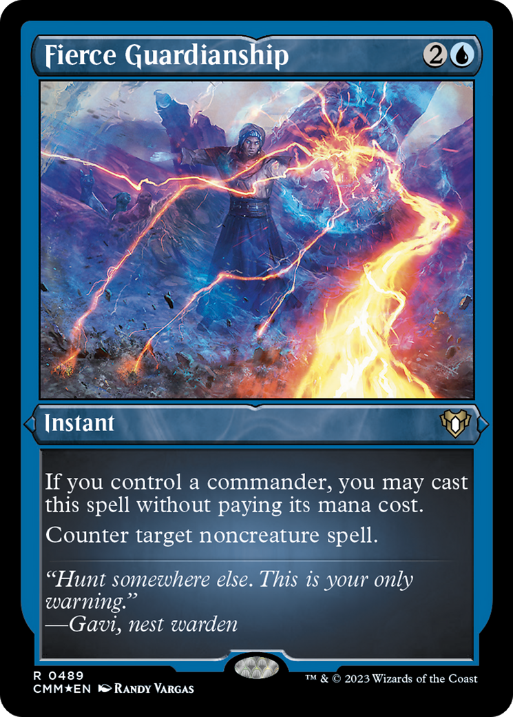 Fierce Guardianship (Foil Etched) [Commander Masters] | Total Play
