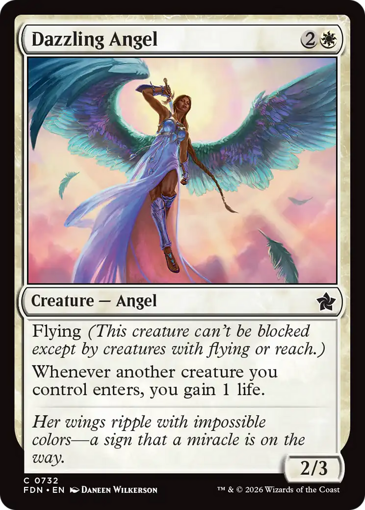 Dazzling Angel (0732) [Foundations] | Total Play