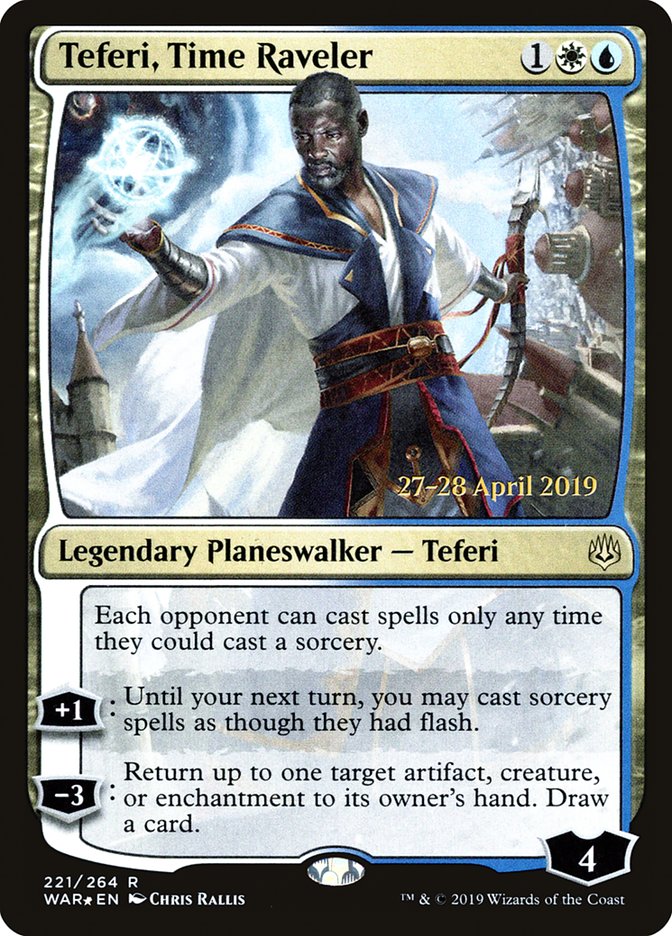 Teferi, Time Raveler [War of the Spark Prerelease Promos] | Total Play