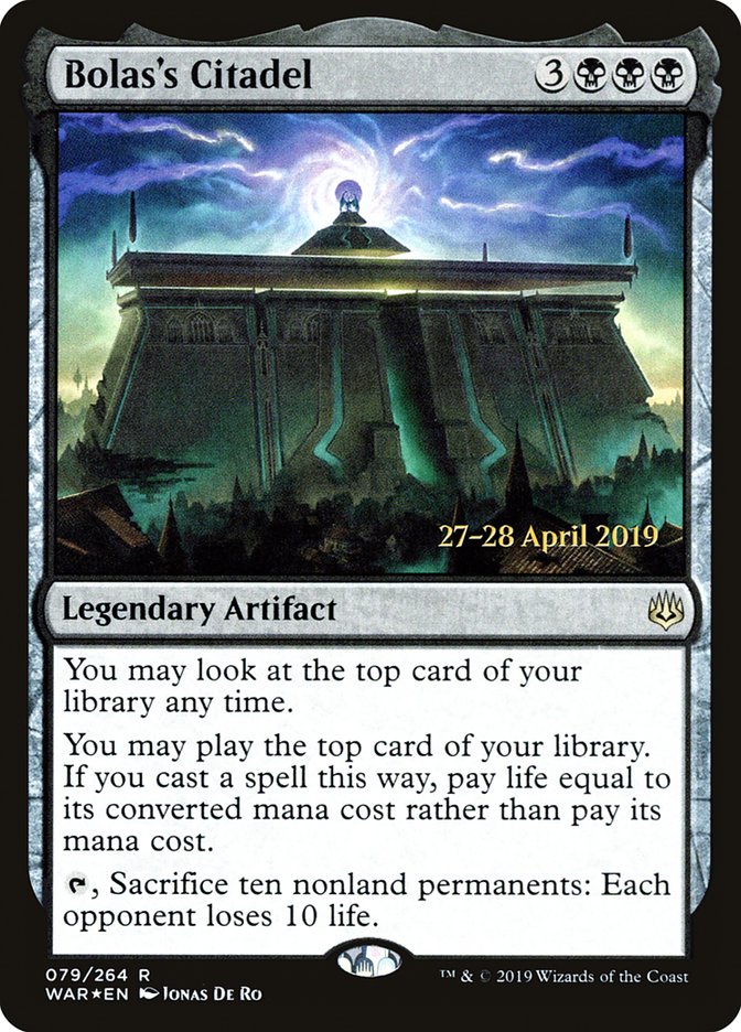 Bolas's Citadel [War of the Spark Prerelease Promos] | Total Play