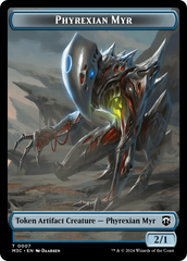 Phyrexian Myr // Servo Double-Sided Token [Modern Horizons 3 Commander Tokens] | Total Play