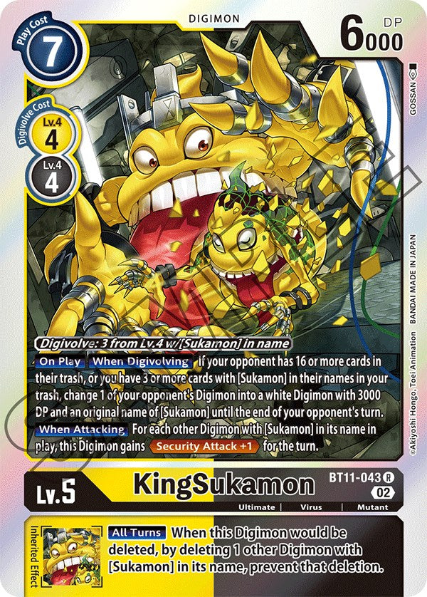 KingSukamon [BT11-043] [Dimensional Phase] | Total Play