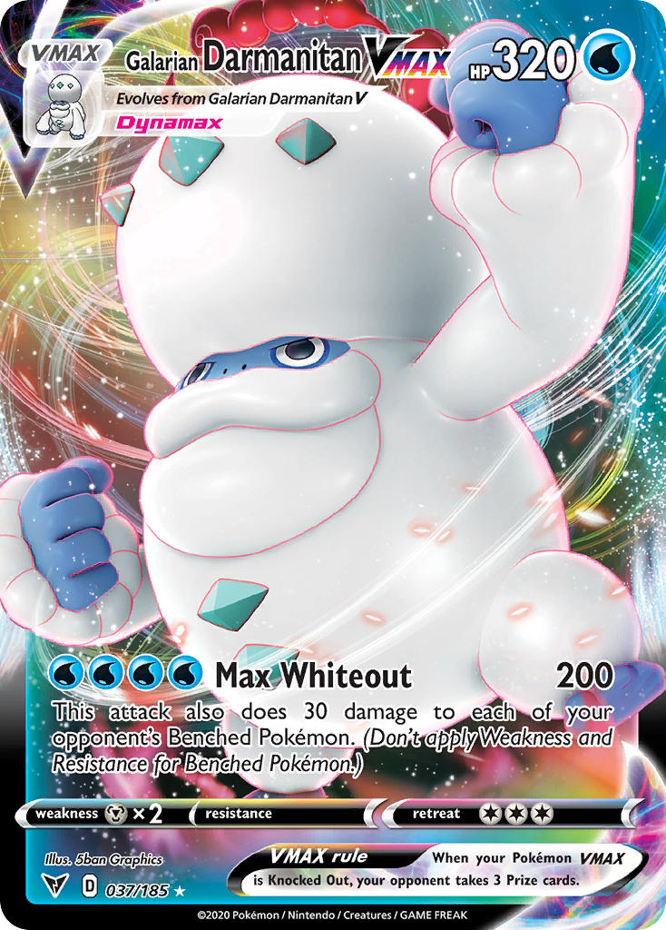 Galarian Darmanitan VMAX (037/185) [Sword & Shield: Vivid Voltage] | Total Play