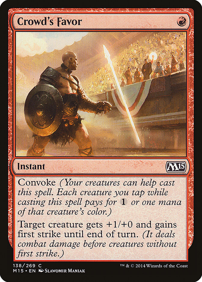 Crowd's Favor [Magic 2015] | Total Play