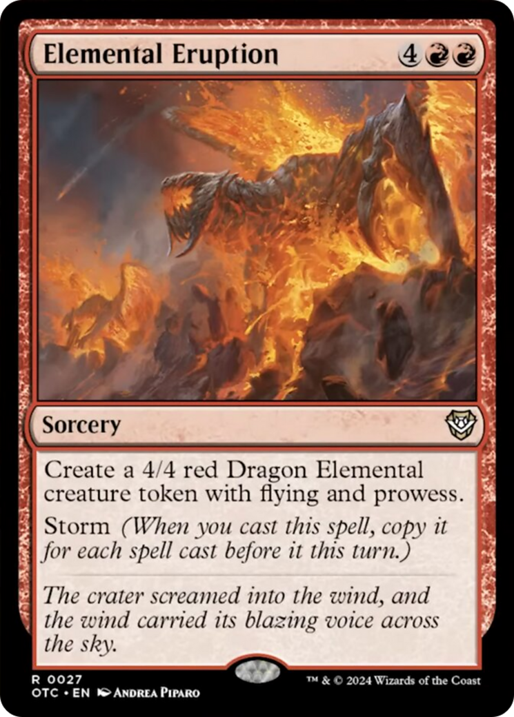 Elemental Eruption [Outlaws of Thunder Junction Commander] | Total Play