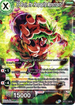 SS Broly, the Rampaging Monstrosity (BT11-125) [Vermilion Bloodline 2nd Edition] | Total Play