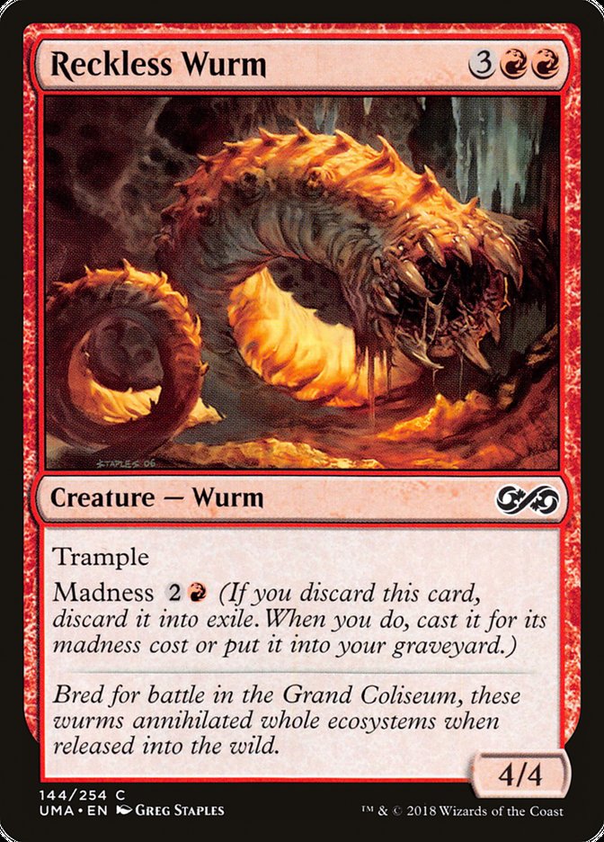 Reckless Wurm [Ultimate Masters] | Total Play