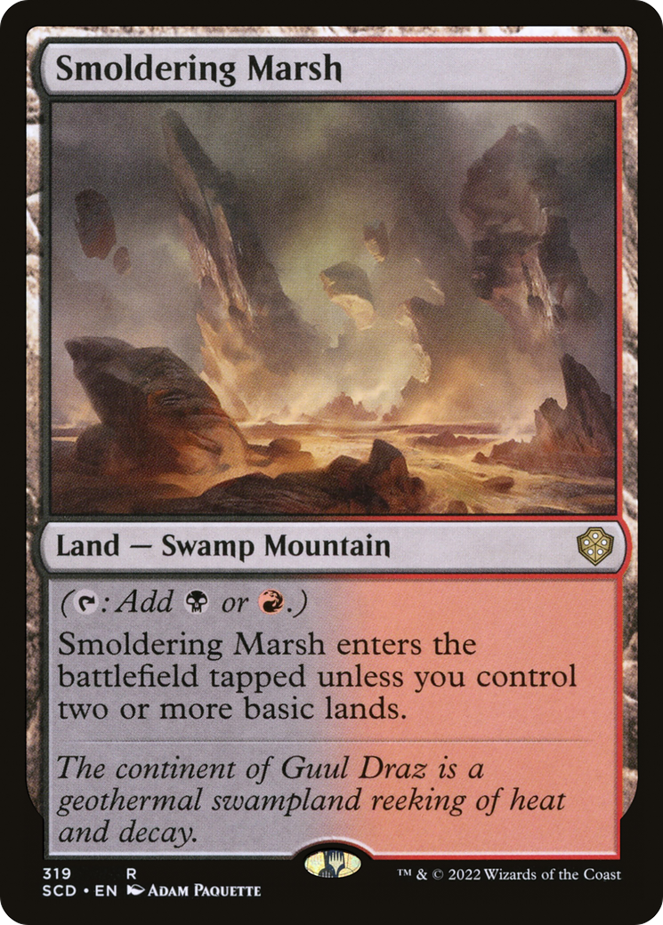 Smoldering Marsh [Starter Commander Decks] | Total Play