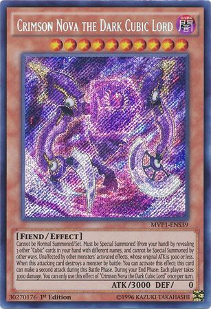 Crimson Nova the Dark Cubic Lord [MVP1-ENS39] Secret Rare | Total Play