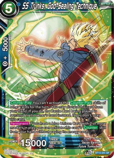 SS Trunks, God-Sealing Technique (Event Pack 08) (BT10-044) [Tournament Promotion Cards] | Total Play