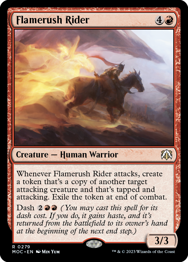 Flamerush Rider [March of the Machine Commander] | Total Play