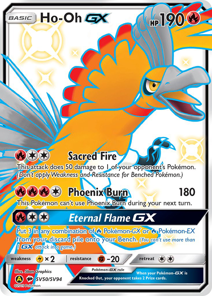 Ho-Oh GX (SV50/SV94) [Sun & Moon: Hidden Fates - Shiny Vault] | Total Play
