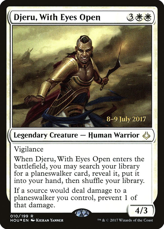 Djeru, With Eyes Open [Hour of Devastation Prerelease Promos] | Total Play