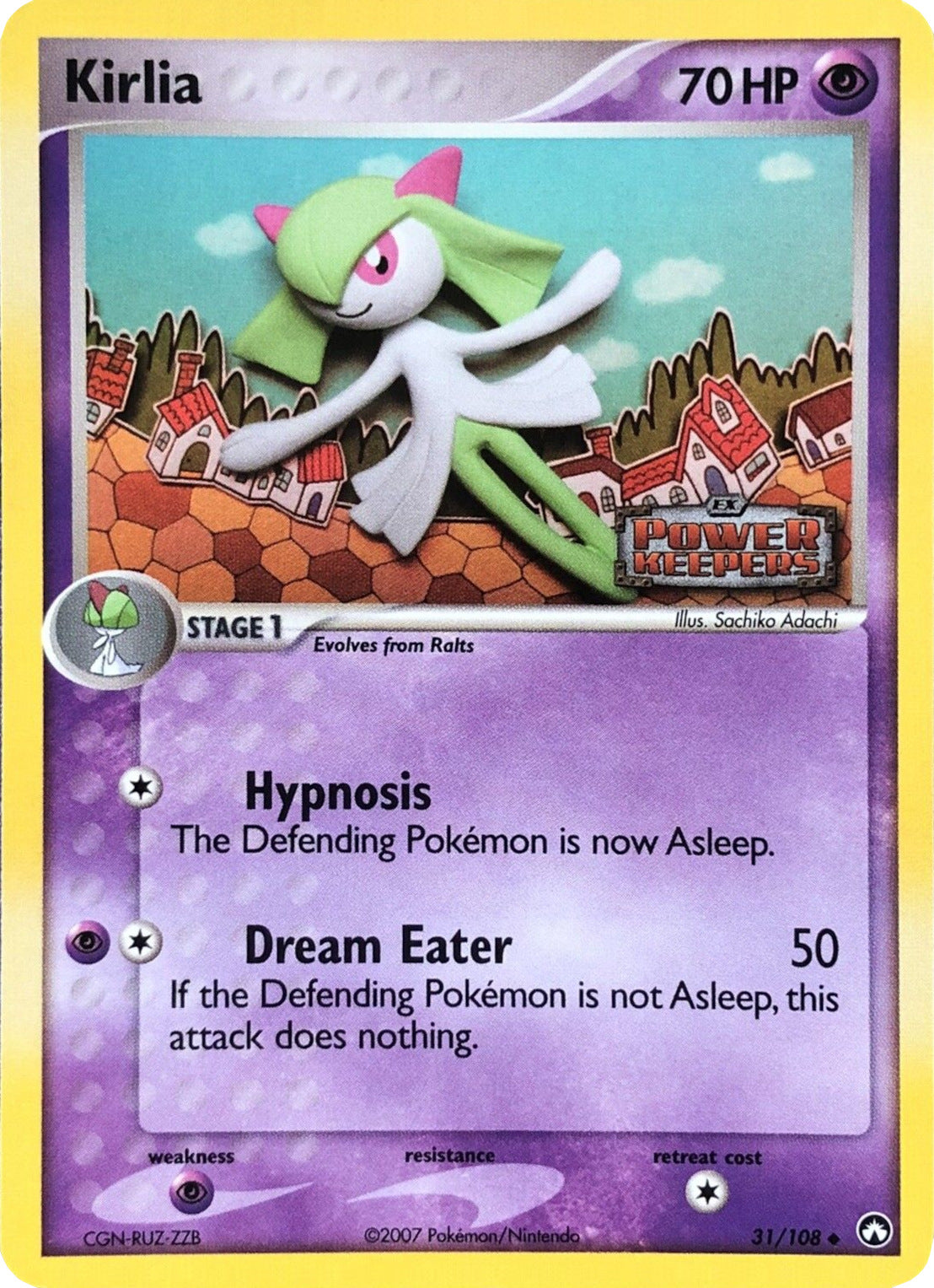 Kirlia (31/108) (Stamped) [EX: Power Keepers] | Total Play