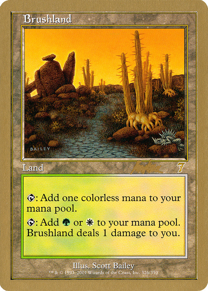 Brushland (Brian Kibler) [World Championship Decks 2002] | Total Play