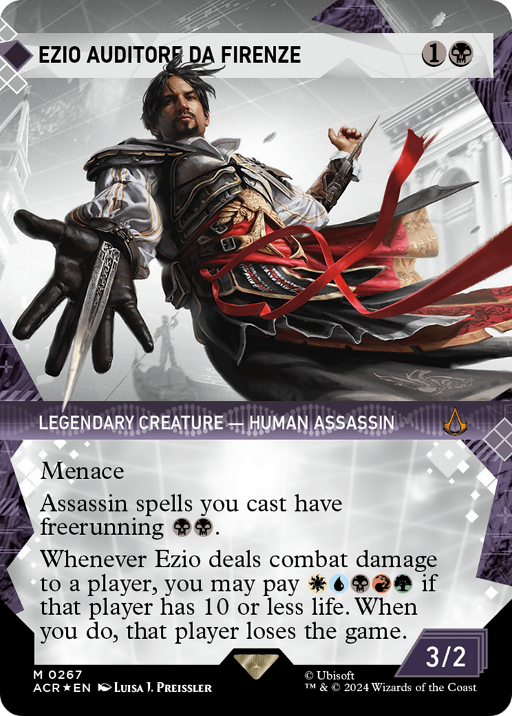 Ezio Auditore da Firenze (Showcase) (Textured Foil) [Assassin's Creed] | Total Play