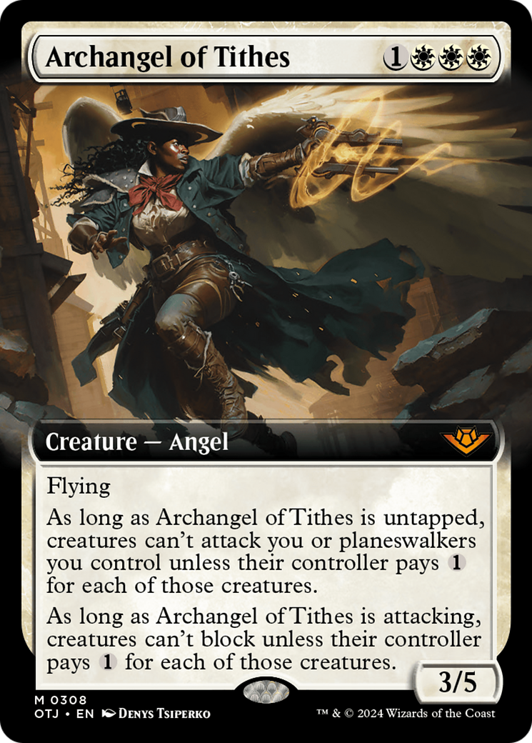 Archangel of Tithes (Extended Art) [Outlaws of Thunder Junction] | Total Play