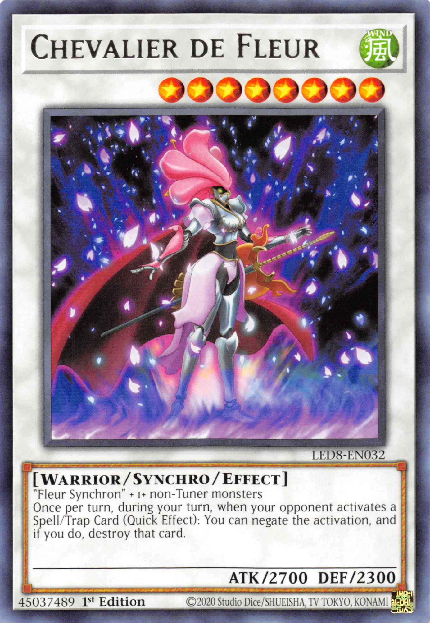 Chevalier de Fleur [LED8-EN032] Rare | Total Play
