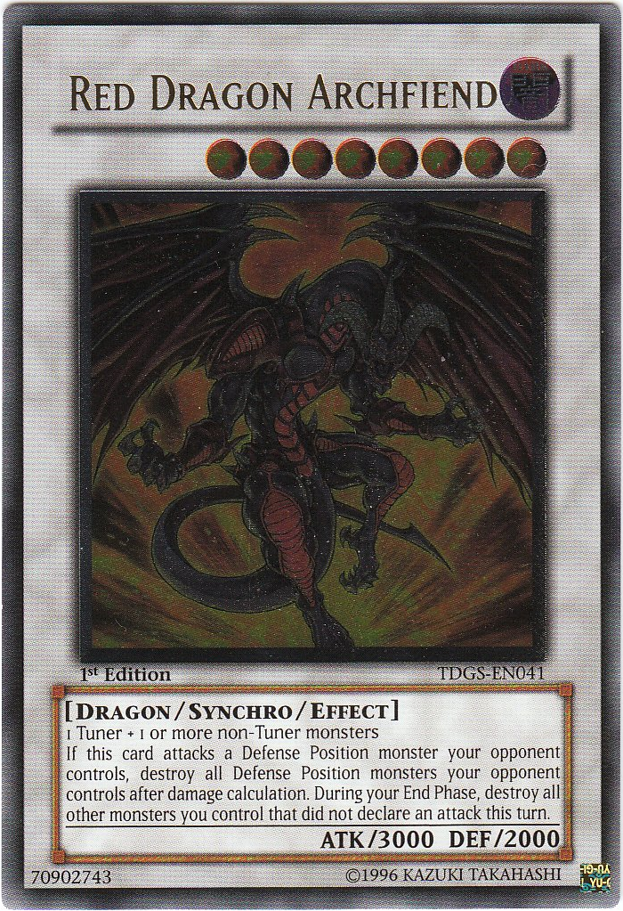 Red Dragon Archfiend [TDGS-EN041] Ultimate Rare | Total Play