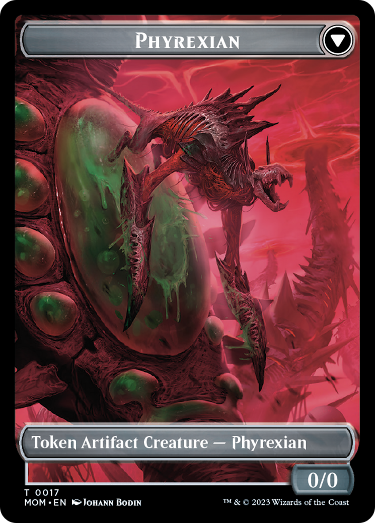 Incubator // Phyrexian (17) Double-Sided Token [March of the Machine Tokens] | Total Play