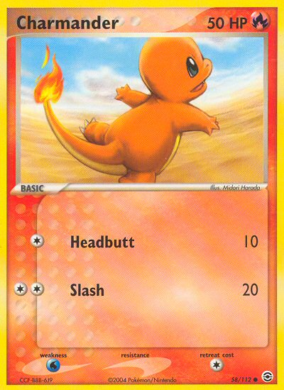Charmander (58/112) [EX: FireRed & LeafGreen] | Total Play