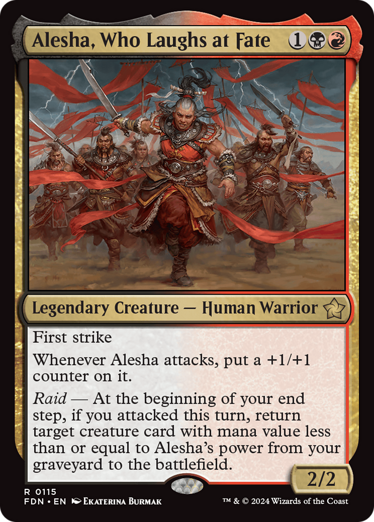 Alesha, Who Laughs at Fate [Foundations] | Total Play