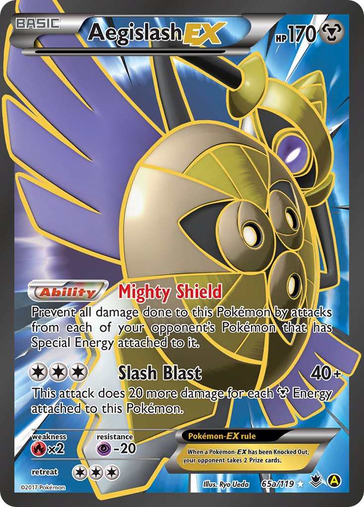 Aegislash EX (65a/119) [Alternate Art Promos] | Total Play