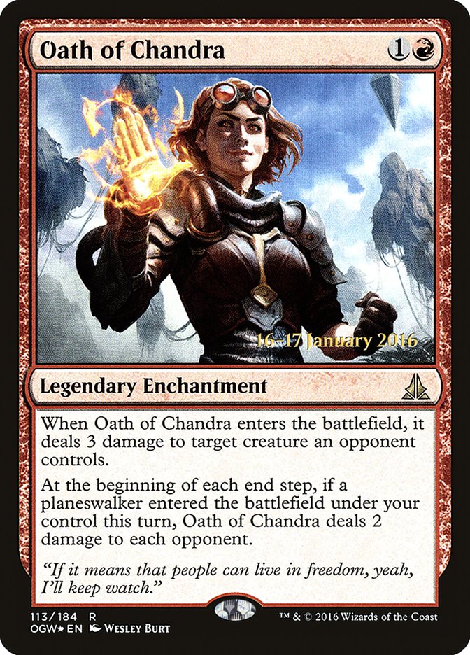 Oath of Chandra [Oath of the Gatewatch Prerelease Promos] | Total Play