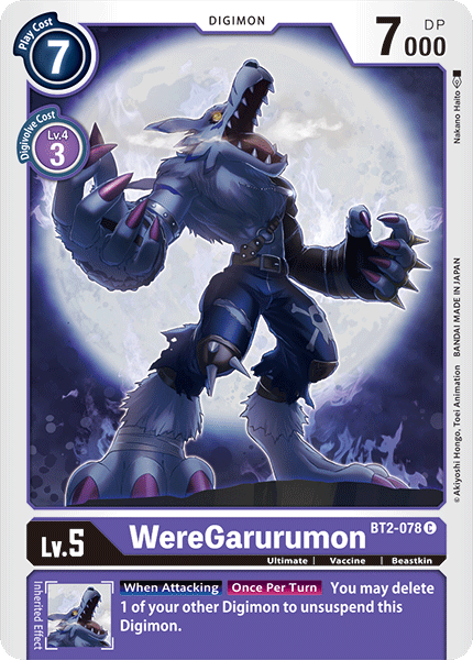 WereGarurumon [BT2-078] [Release Special Booster Ver.1.0] | Total Play