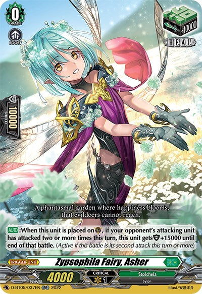 Zypsophila Fairy, Asher (D-BT05/037EN) [Triumphant Return of the Brave Heroes] | Total Play