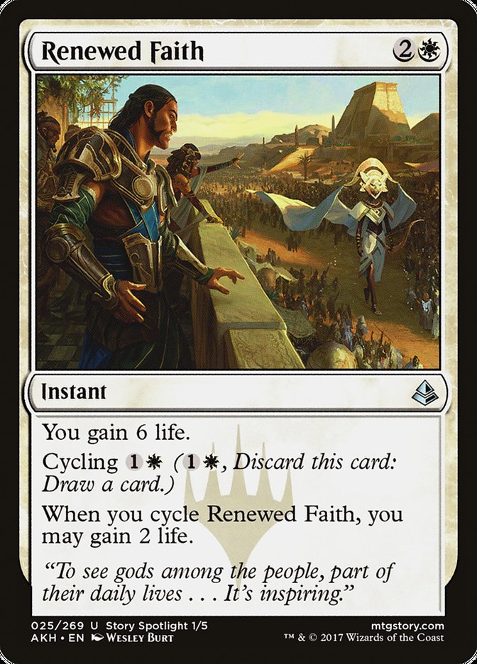 Renewed Faith [Amonkhet] | Total Play
