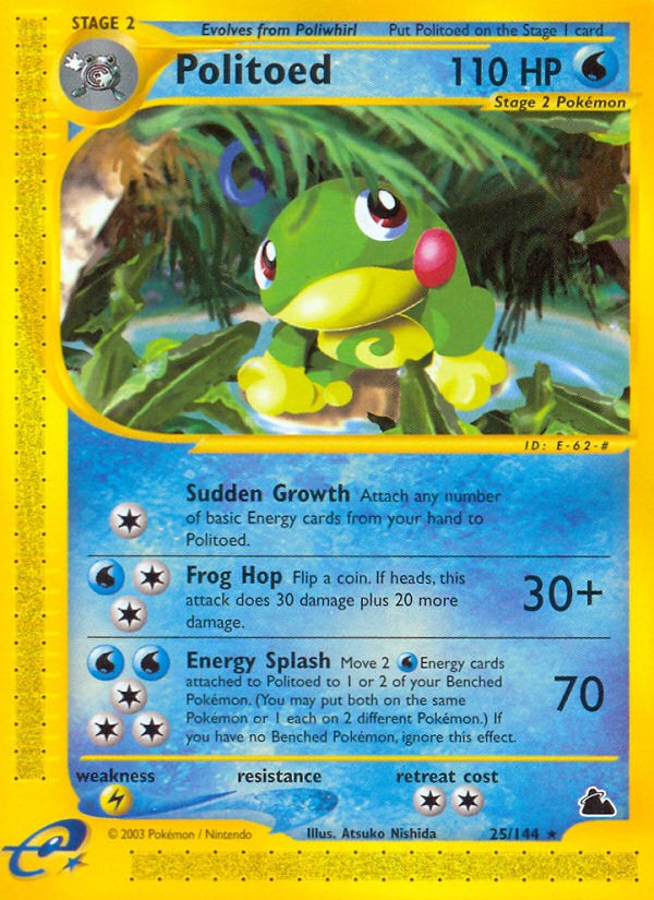 Politoed (25/144) [Skyridge] | Total Play