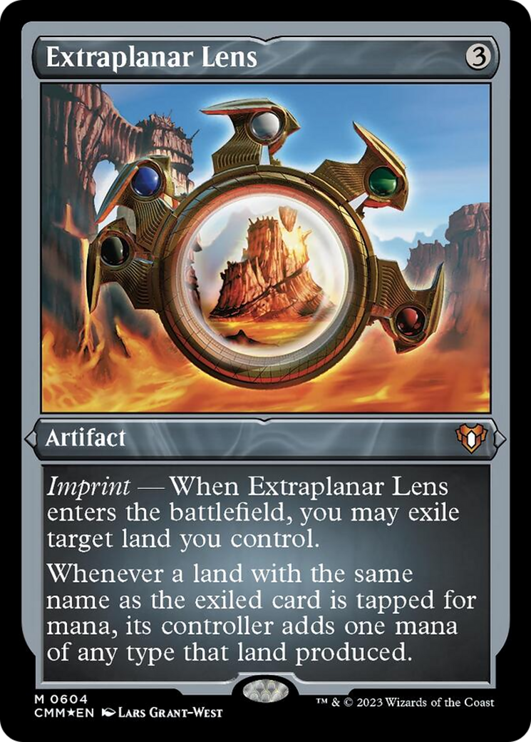 Extraplanar Lens (Foil Etched) [Commander Masters] | Total Play