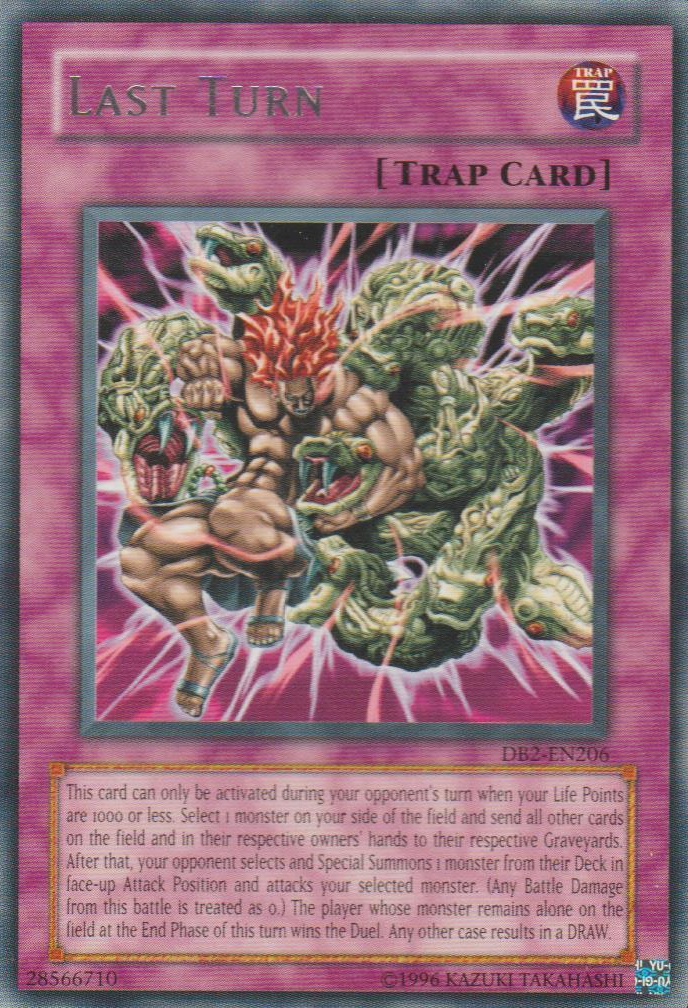 Last Turn [DB2-EN206] Rare | Total Play
