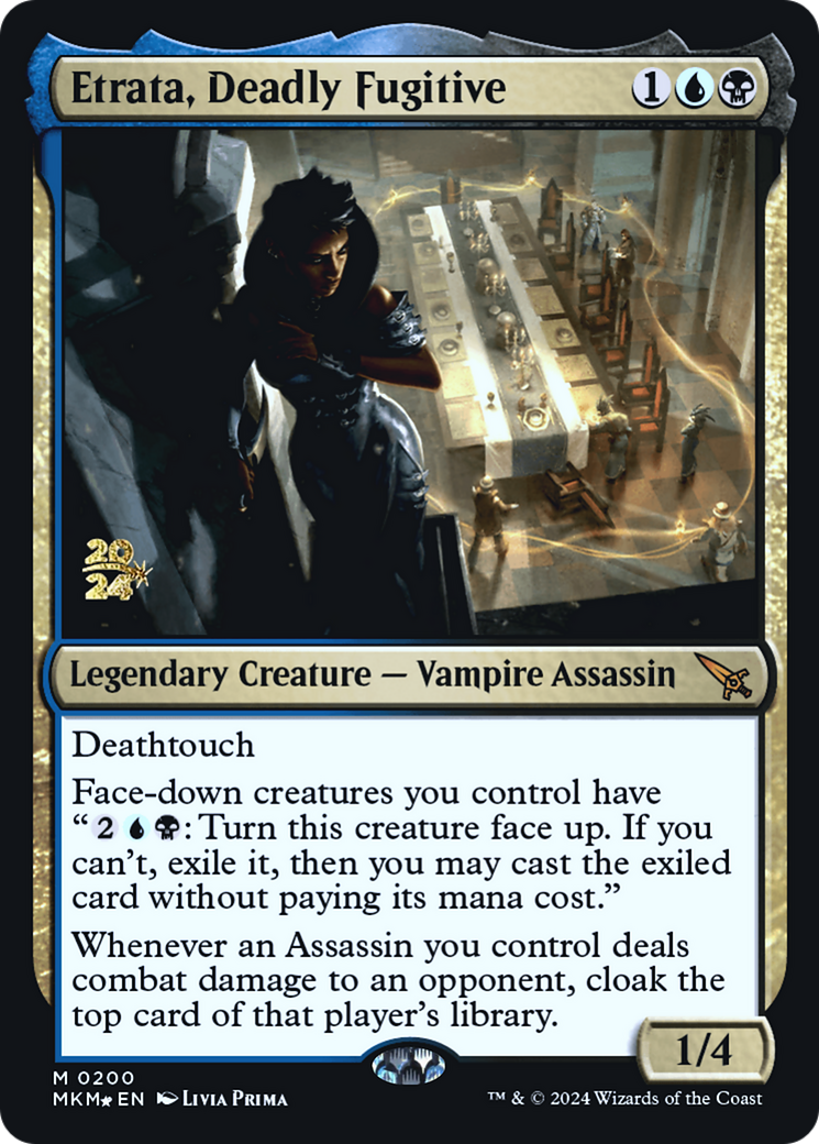 Etrata, Deadly Fugitive [Murders at Karlov Manor Prerelease Promos] | Total Play
