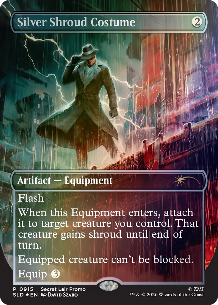 Silver Shroud Costume [Secret Lair Drop Series] | Total Play