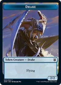 Drake // Insect Double-Sided Token [Zendikar Rising Tokens] | Total Play