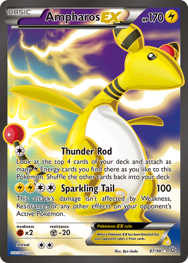 Ampharos EX (87/98) [XY: Ancient Origins] | Total Play