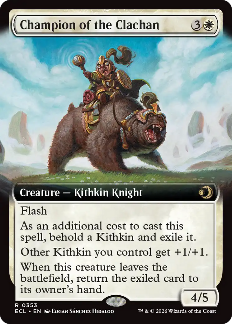 Champion of the Clachan (Extended Art) [Lorwyn Eclipsed] | Total Play