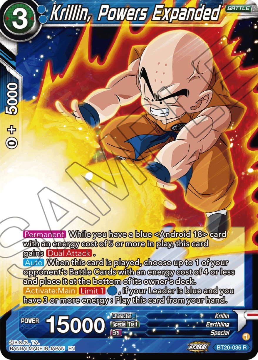 Krillin, Powers Expanded (BT20-036) [Power Absorbed] | Total Play