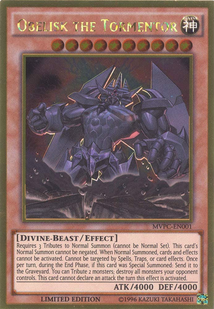 Obelisk the Tormentor (DVD Promo) [MVPC-EN001] Gold Rare | Total Play